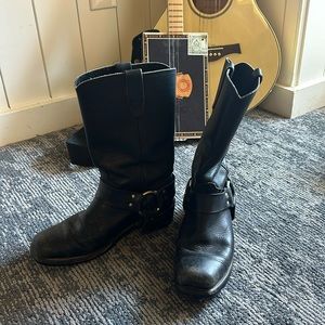 Vintage biker boots